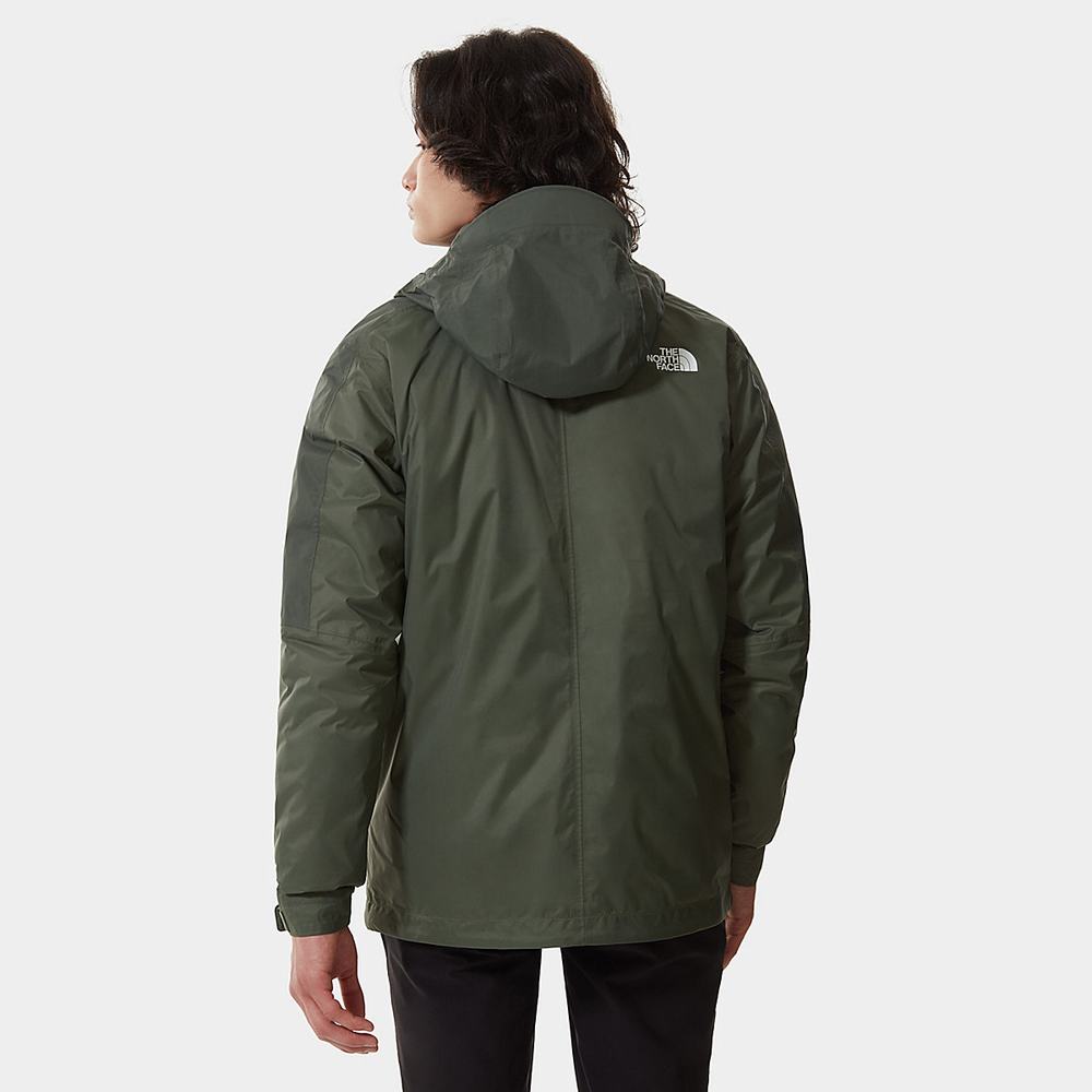 Nepremokavé Bundy The North Face New DryVent™ Down Triclimate Panske Olivovo Zelená Zelene | EAH-815763