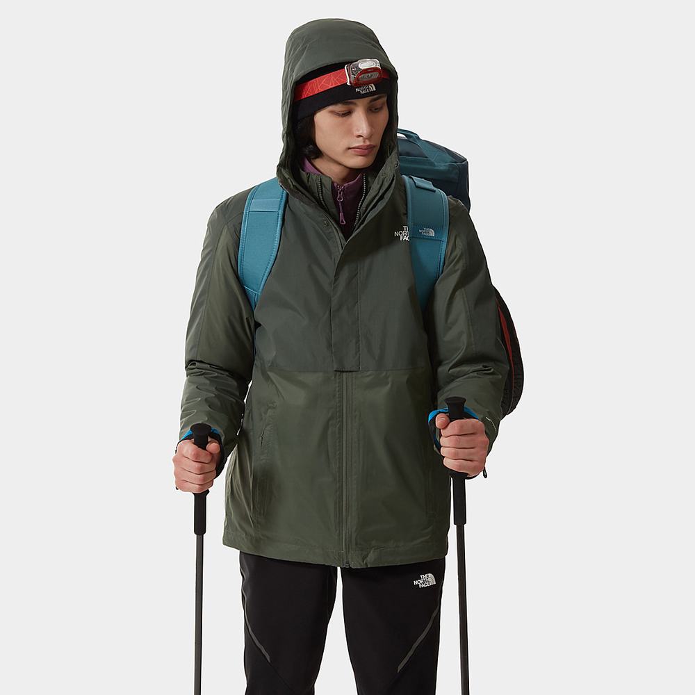 Nepremokavé Bundy The North Face New DryVent™ Down Triclimate Panske Olivovo Zelená Zelene | EAH-815763