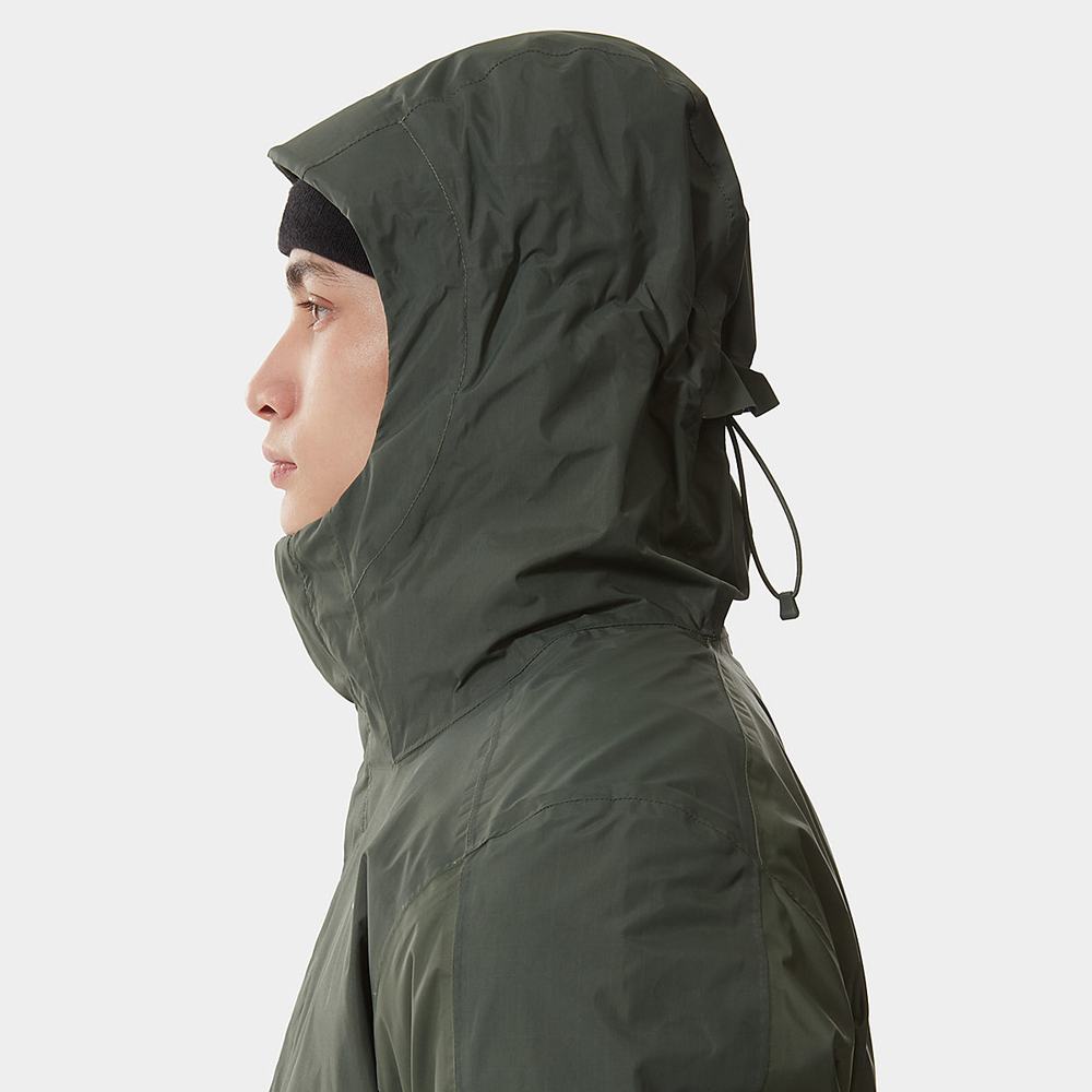 Nepremokavé Bundy The North Face New DryVent™ Down Triclimate Panske Olivovo Zelená Zelene | EAH-815763