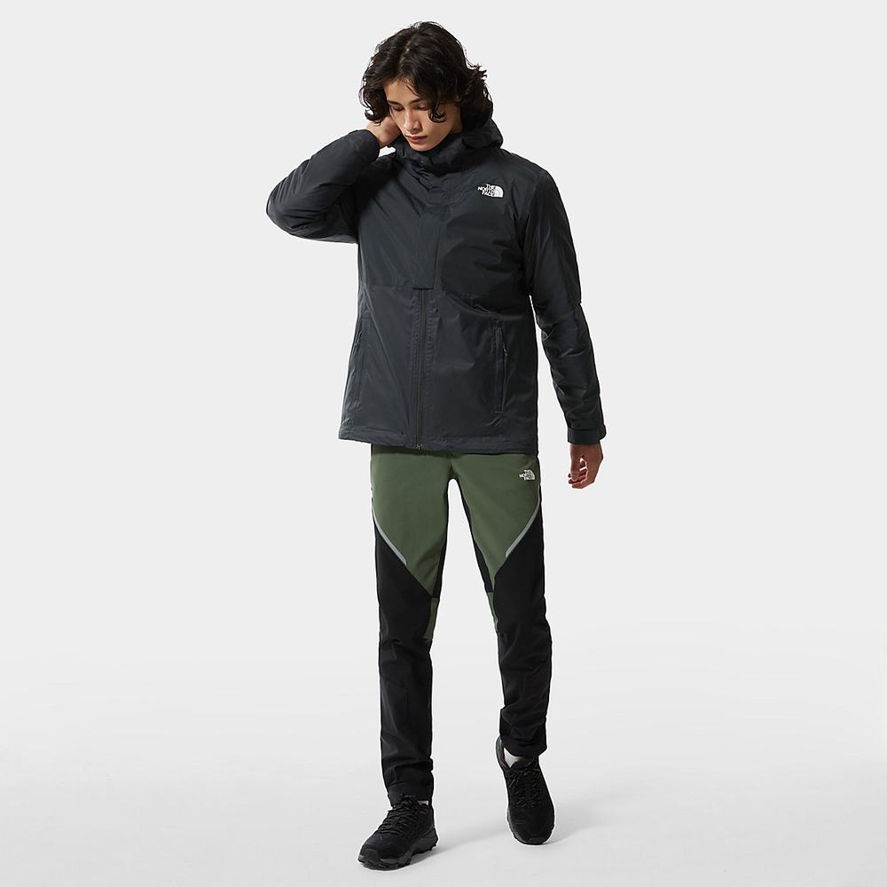 Nepremokavé Bundy The North Face New DryVent™ Down Triclimate Panske Siva Čierne | ION-632508