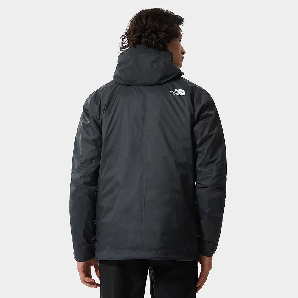 Nepremokavé Bundy The North Face New DryVent™ Down Triclimate Panske Siva Čierne | ION-632508