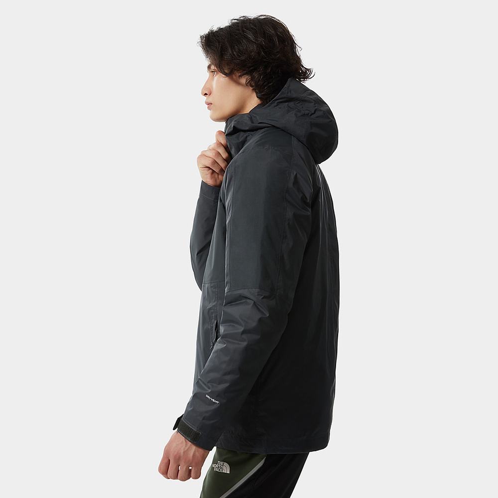 Nepremokavé Bundy The North Face New DryVent™ Down Triclimate Panske Siva Čierne | ION-632508