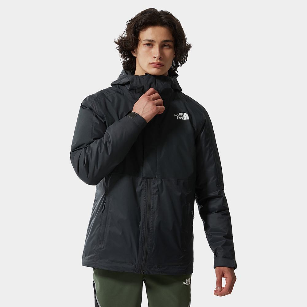 Nepremokavé Bundy The North Face New DryVent™ Down Triclimate Panske Siva Čierne | ION-632508