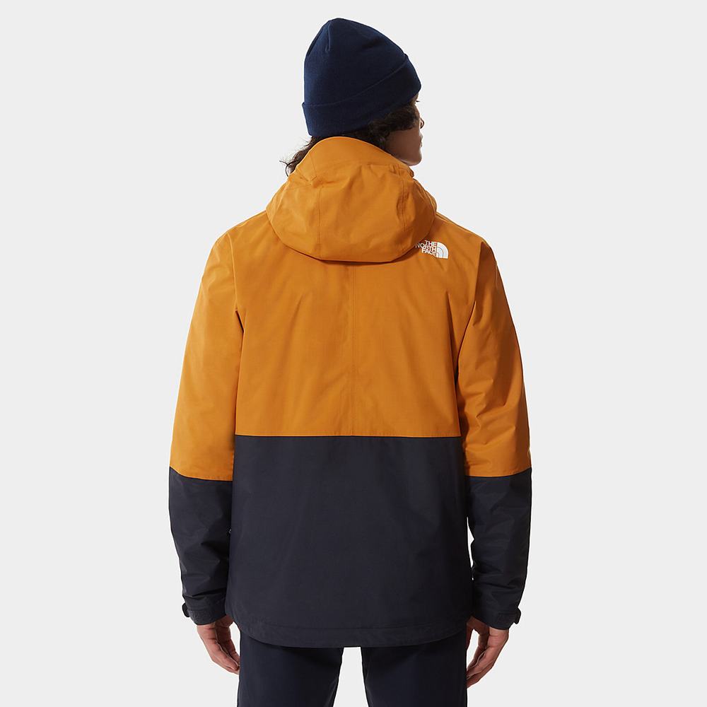 Nepremokavé Bundy The North Face New Syntetická Triclimate Panske Žlté Námornícka Modrá | REB-682349