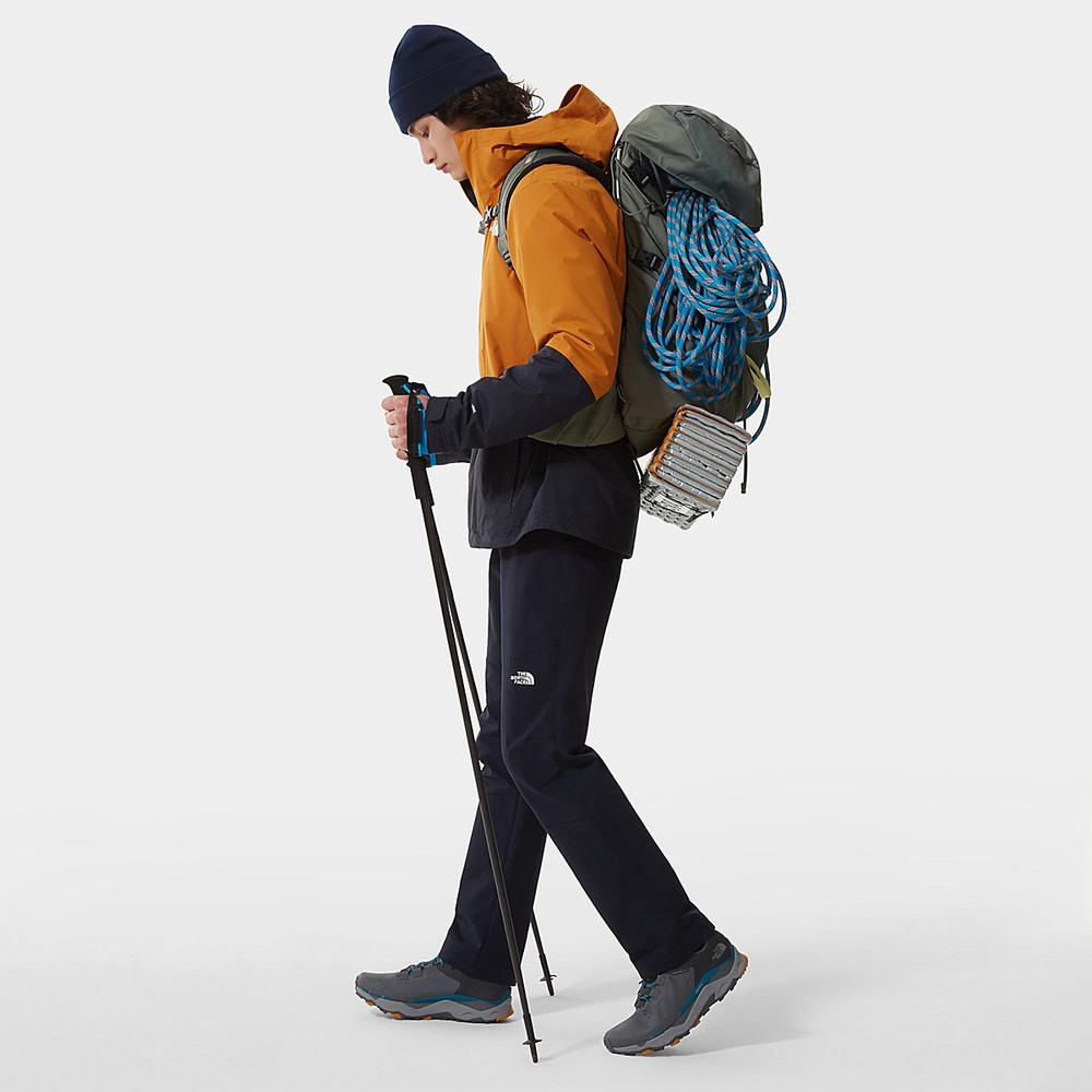 Nepremokavé Bundy The North Face New Syntetická Triclimate Panske Žlté Námornícka Modrá | REB-682349