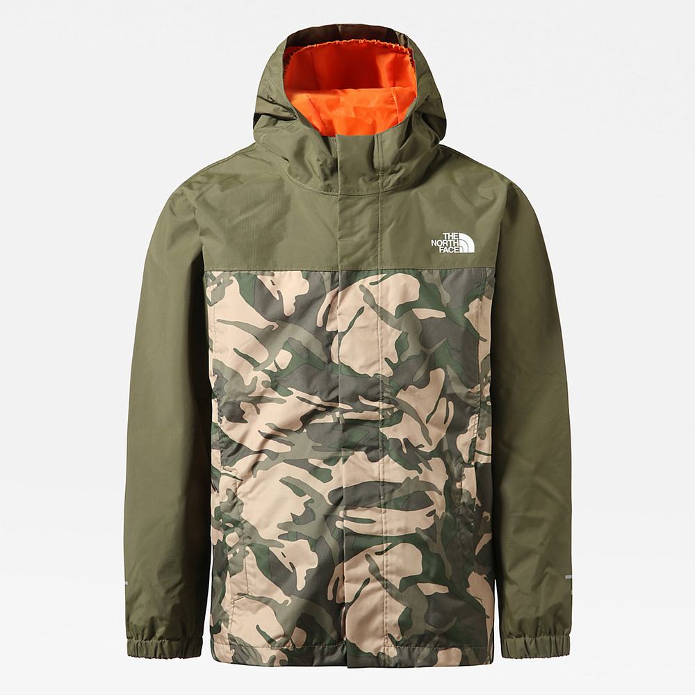 Nepremokavé Bundy The North Face Printed Resolve Reflective Chlapcenske Maskacove | ISH-623079