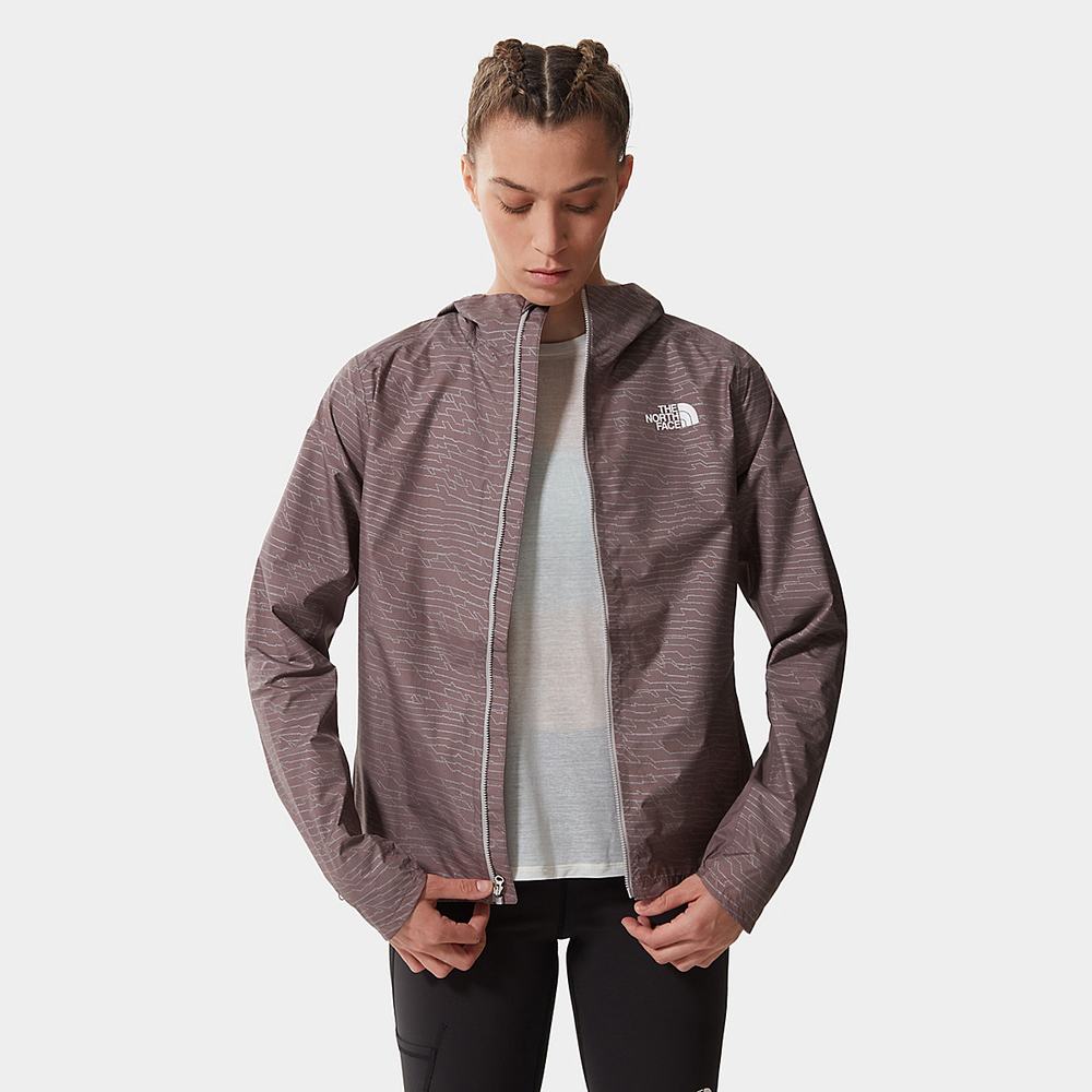 Nepremokavé Bundy The North Face Printed First Dawn Damske Tmavo Siva Nachový | WTU-729340