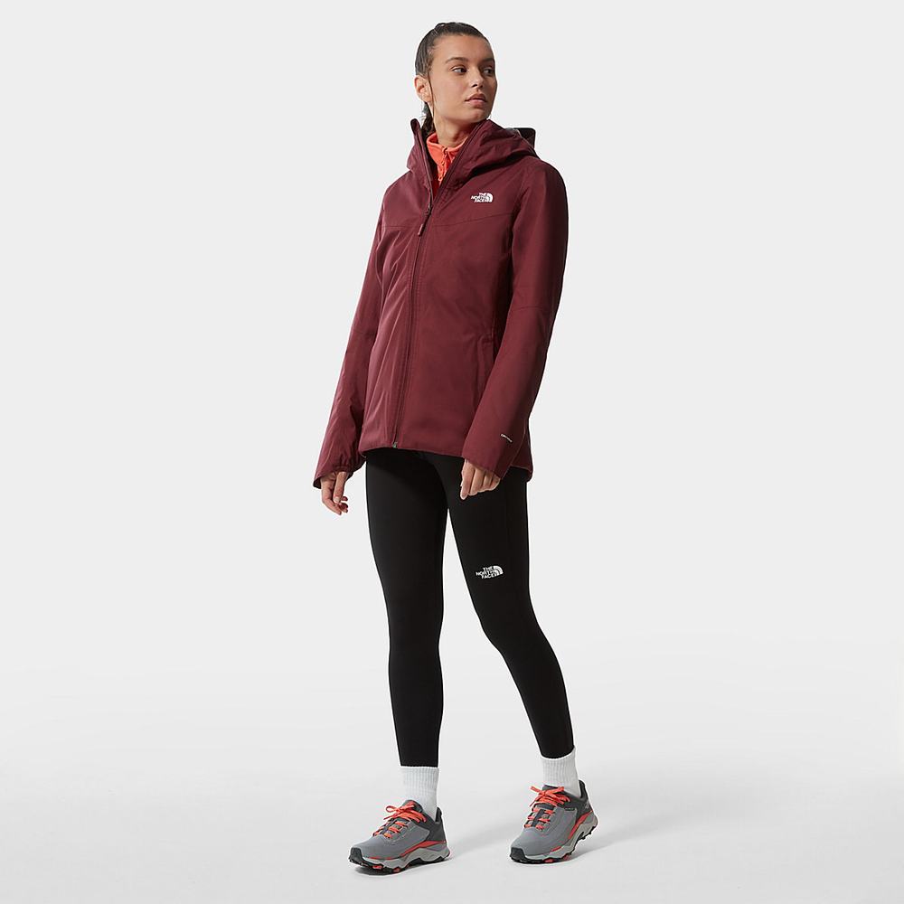 Nepremokavé Bundy The North Face Quest Insulated Damske Červené | HQZ-409253