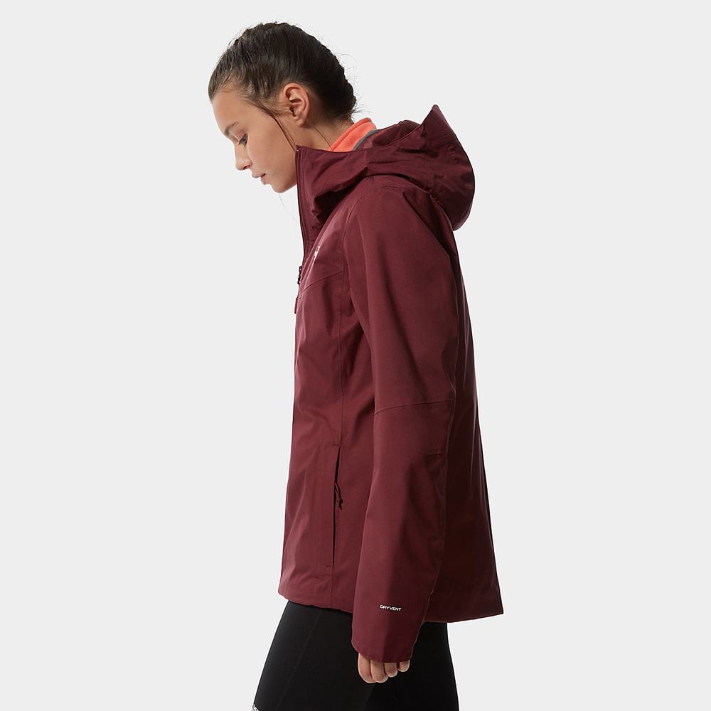 Nepremokavé Bundy The North Face Quest Insulated Damske Červené | HQZ-409253