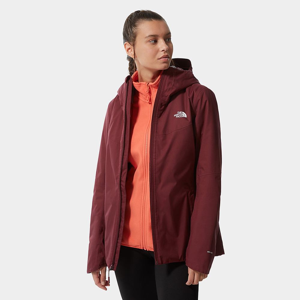 Nepremokavé Bundy The North Face Quest Insulated Damske Červené | HQZ-409253