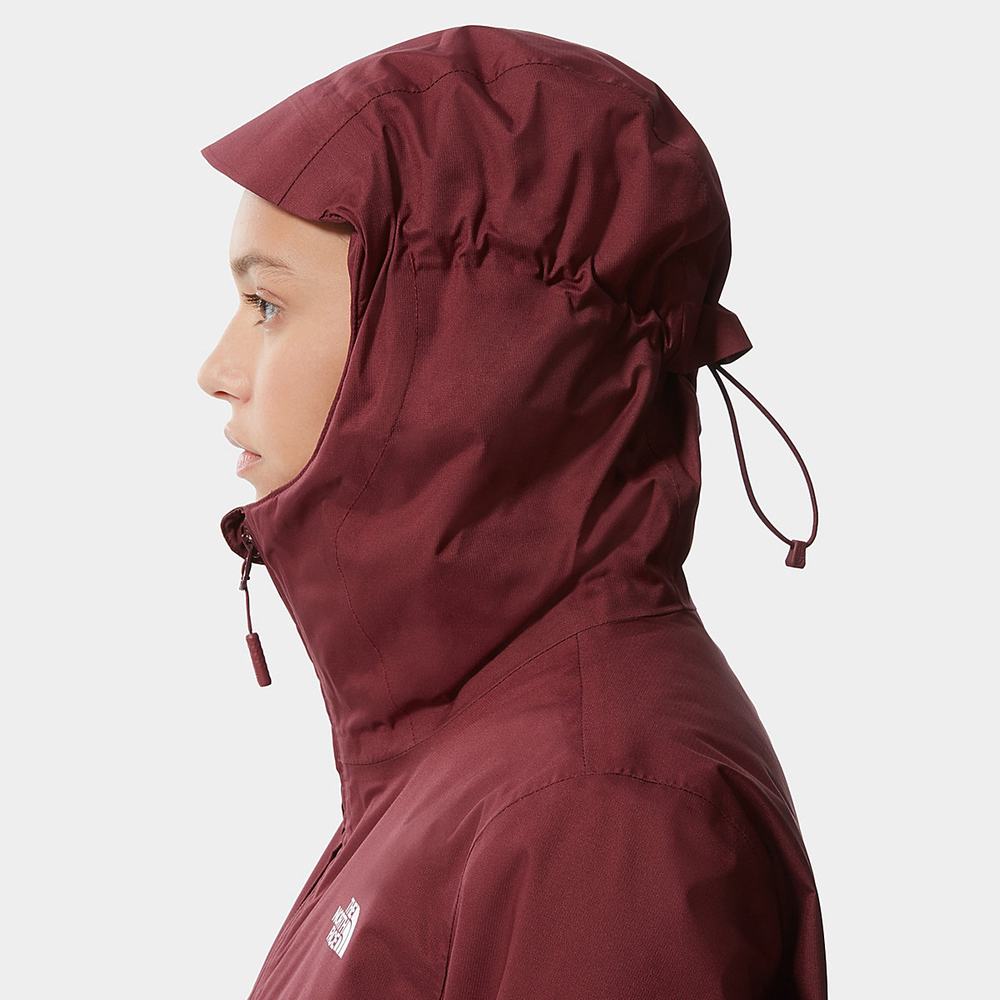 Nepremokavé Bundy The North Face Quest Insulated Damske Červené | HQZ-409253