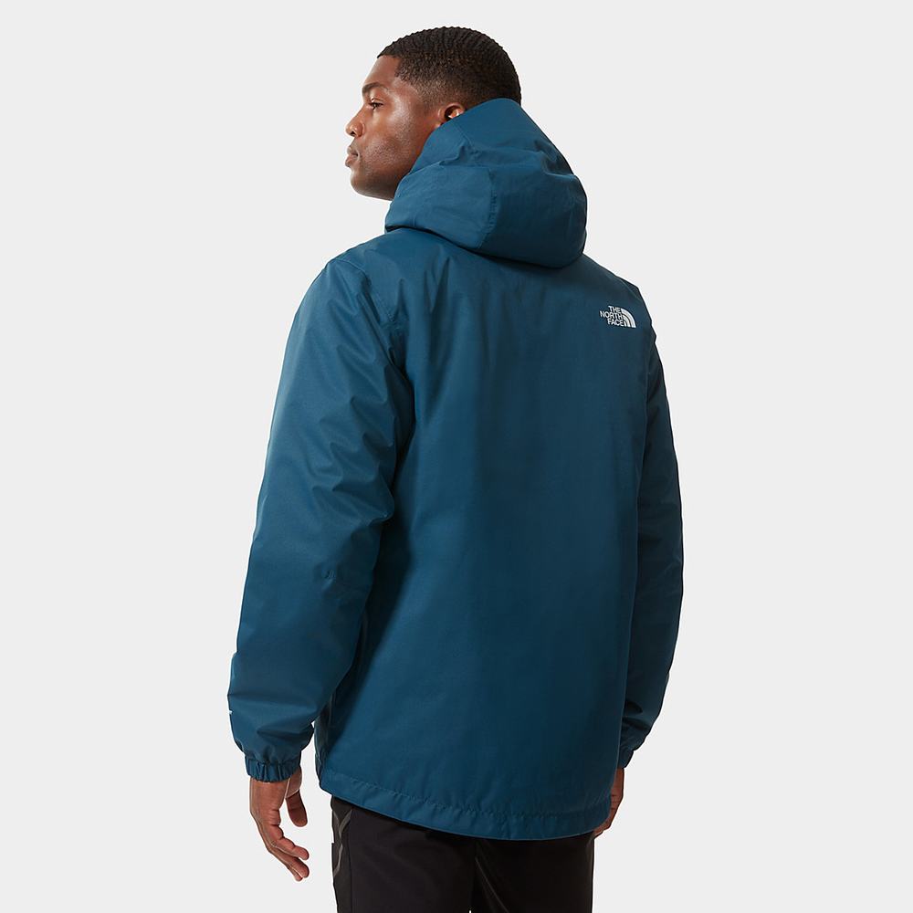 Nepremokavé Bundy The North Face Quest Insulated Panske Modre Čierne Biele | MFP-842170
