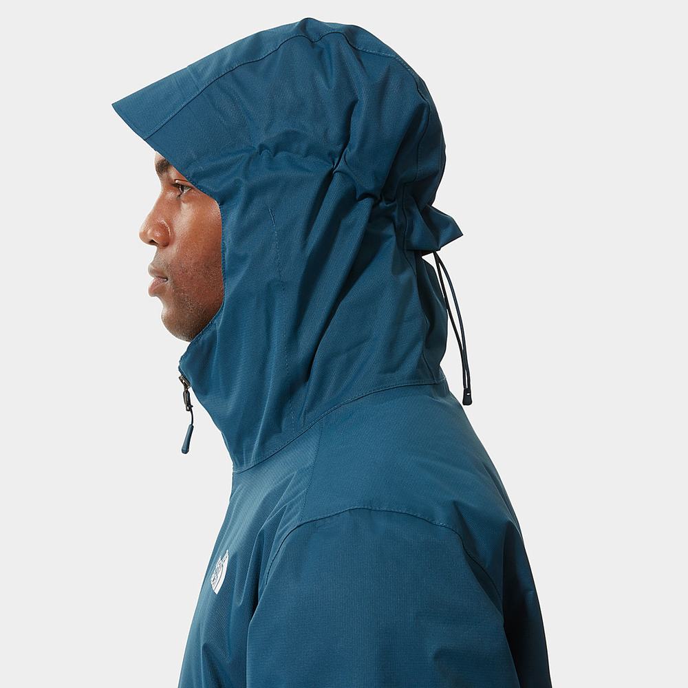 Nepremokavé Bundy The North Face Quest Insulated Panske Modre Čierne Biele | MFP-842170
