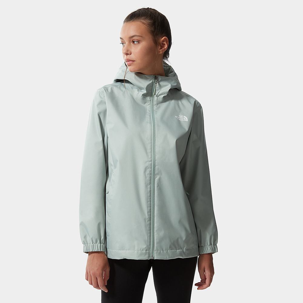 Nepremokavé Bundy The North Face Quest S Kapucňou Damske Zelene | BVP-368217