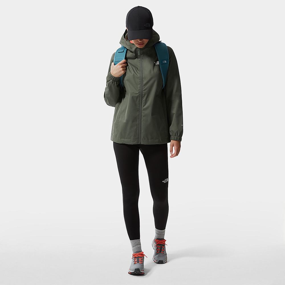 Nepremokavé Bundy The North Face Quest S Kapucňou Damske Čierne | CKO-798365
