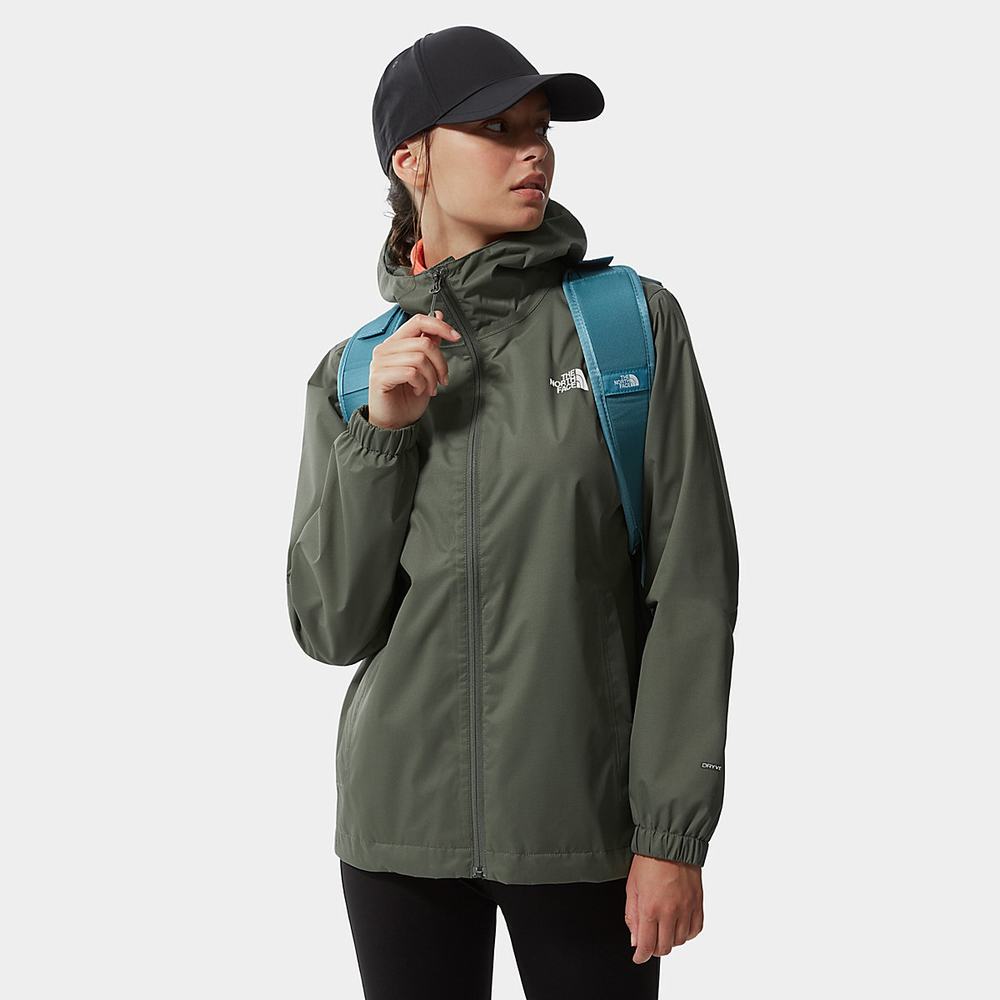 Nepremokavé Bundy The North Face Quest S Kapucňou Damske Čierne | CKO-798365
