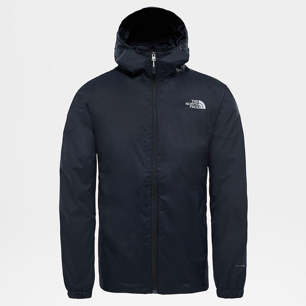 Nepremokavé Bundy The North Face Quest S Kapucňou Panske Čierne | GVZ-017285