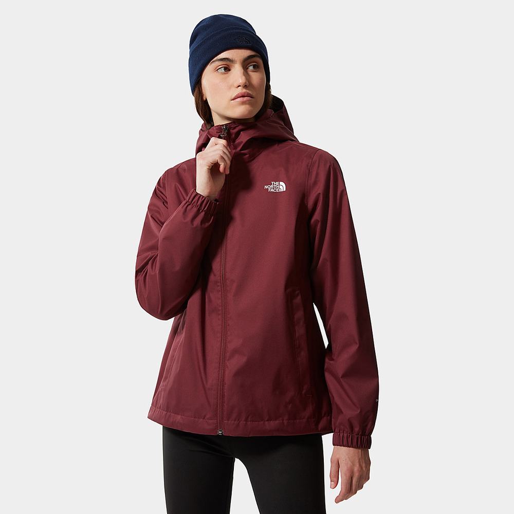 Nepremokavé Bundy The North Face Quest S Kapucňou Damske Červené | JRS-049163