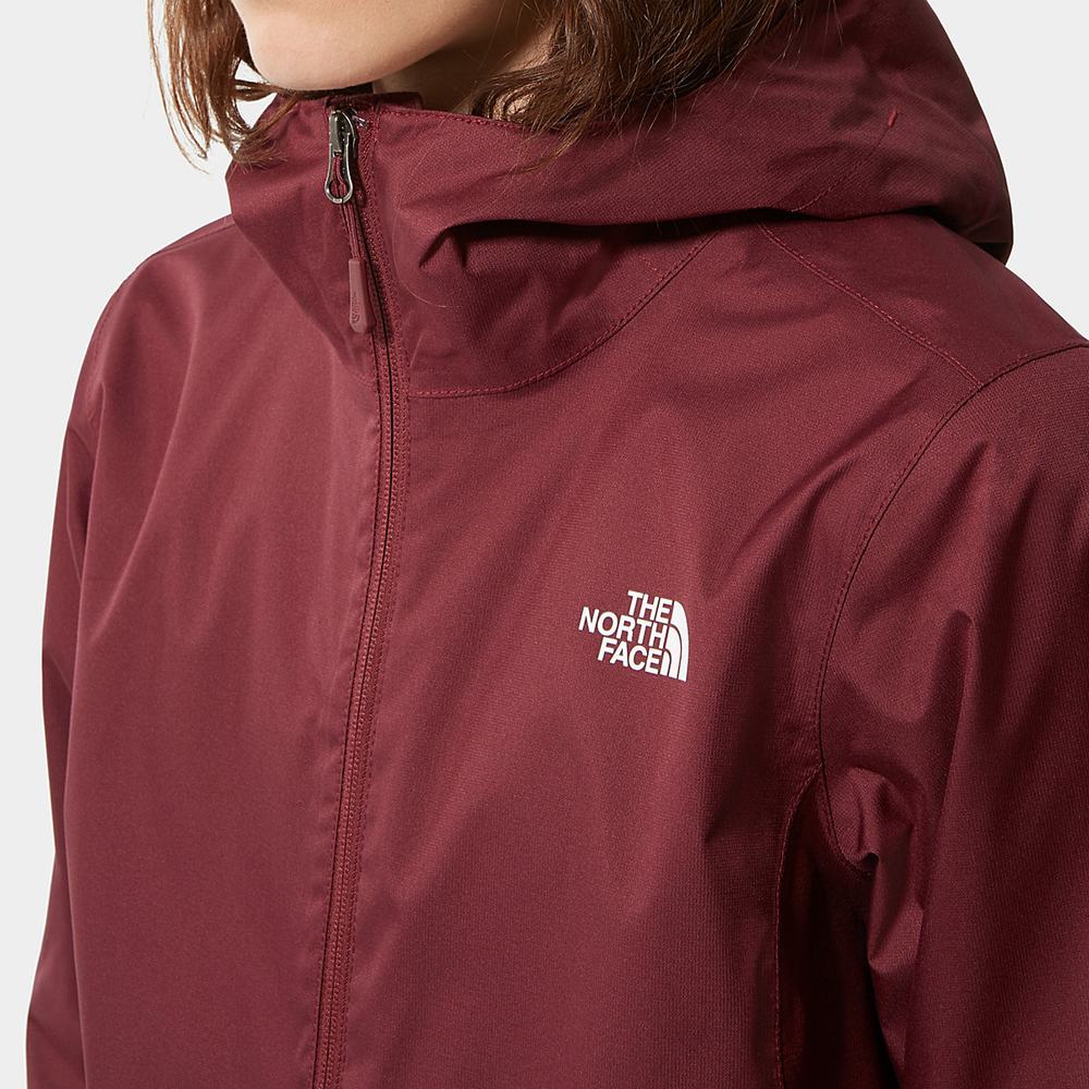 Nepremokavé Bundy The North Face Quest S Kapucňou Damske Červené | JRS-049163