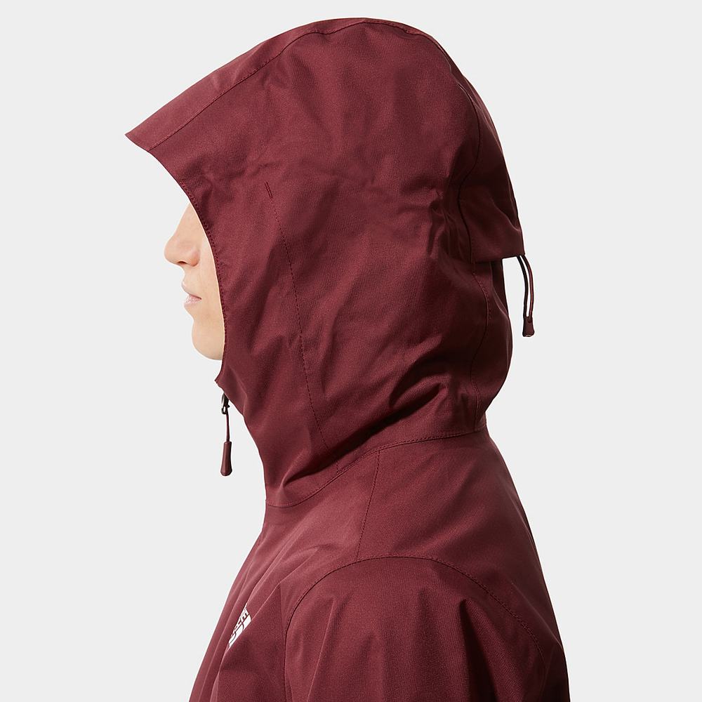 Nepremokavé Bundy The North Face Quest S Kapucňou Damske Červené | JRS-049163