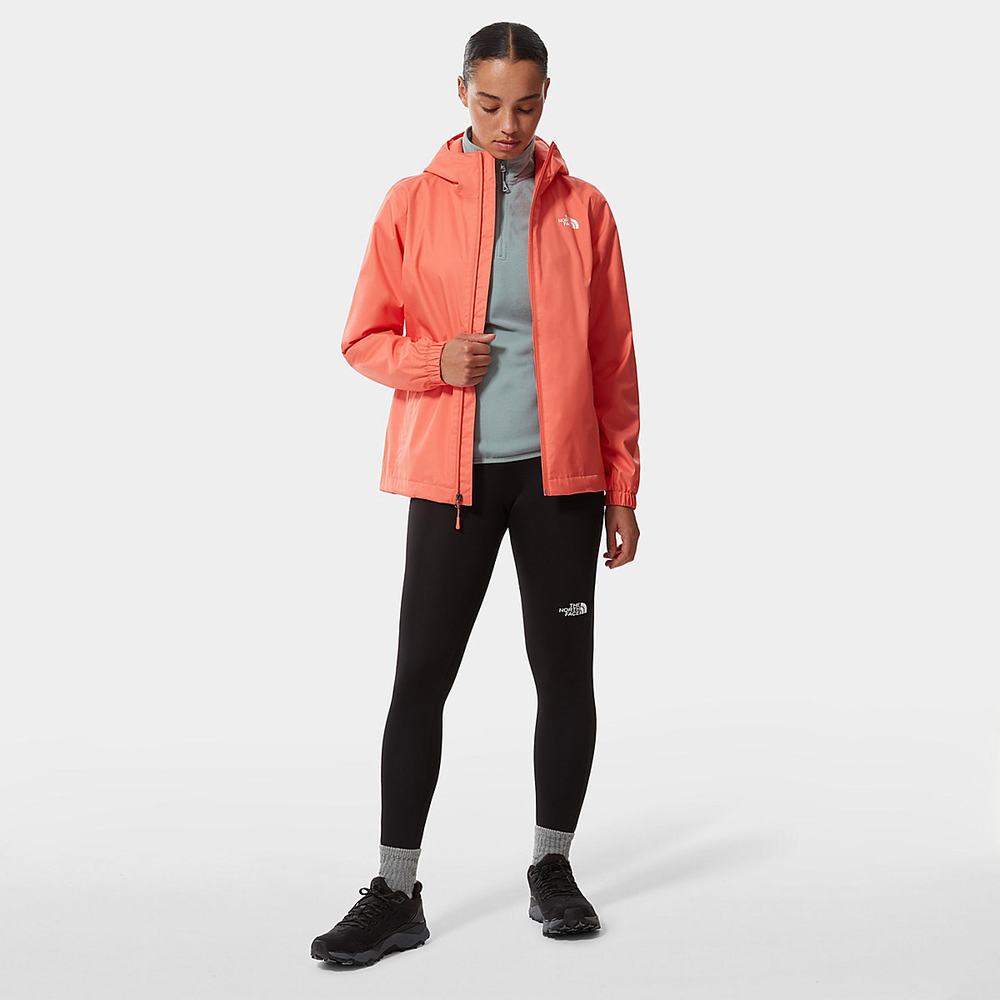 Nepremokavé Bundy The North Face Quest S Kapucňou Damske Oranžové | OZW-729418