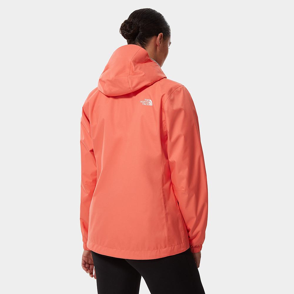 Nepremokavé Bundy The North Face Quest S Kapucňou Damske Oranžové | OZW-729418