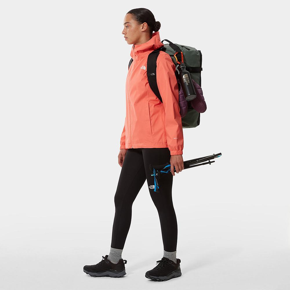 Nepremokavé Bundy The North Face Quest S Kapucňou Damske Oranžové | OZW-729418