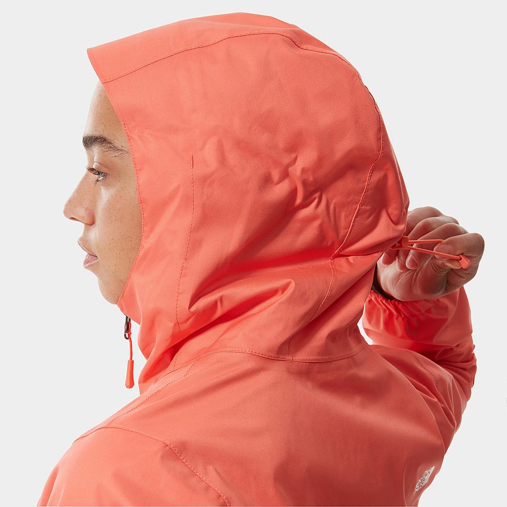 Nepremokavé Bundy The North Face Quest S Kapucňou Damske Oranžové | OZW-729418