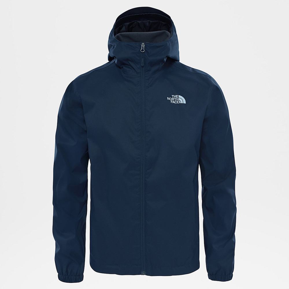 Nepremokavé Bundy The North Face Quest S Kapucňou Panske Námornícka Modrá | VWI-072854