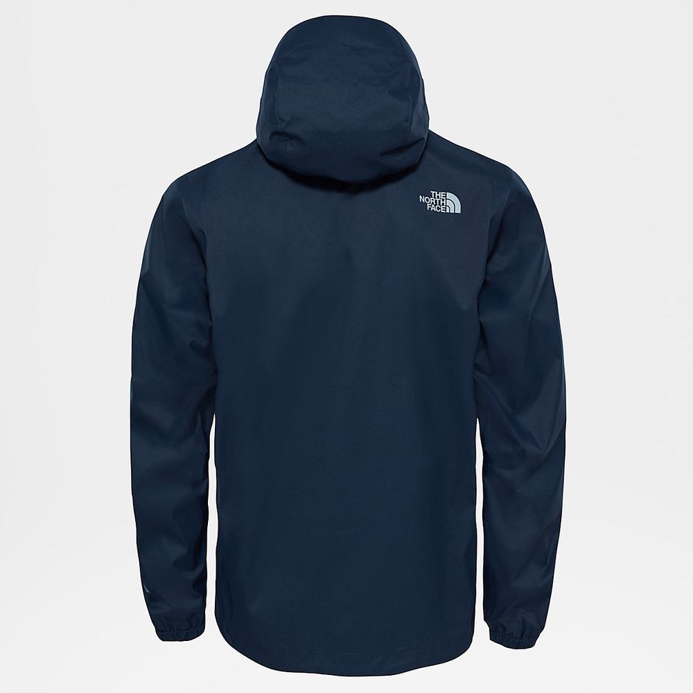 Nepremokavé Bundy The North Face Quest S Kapucňou Panske Námornícka Modrá | VWI-072854