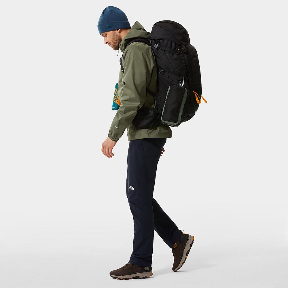 Nepremokavé Bundy The North Face Quest S Kapucňou Panske Čierne | ZNX-725039