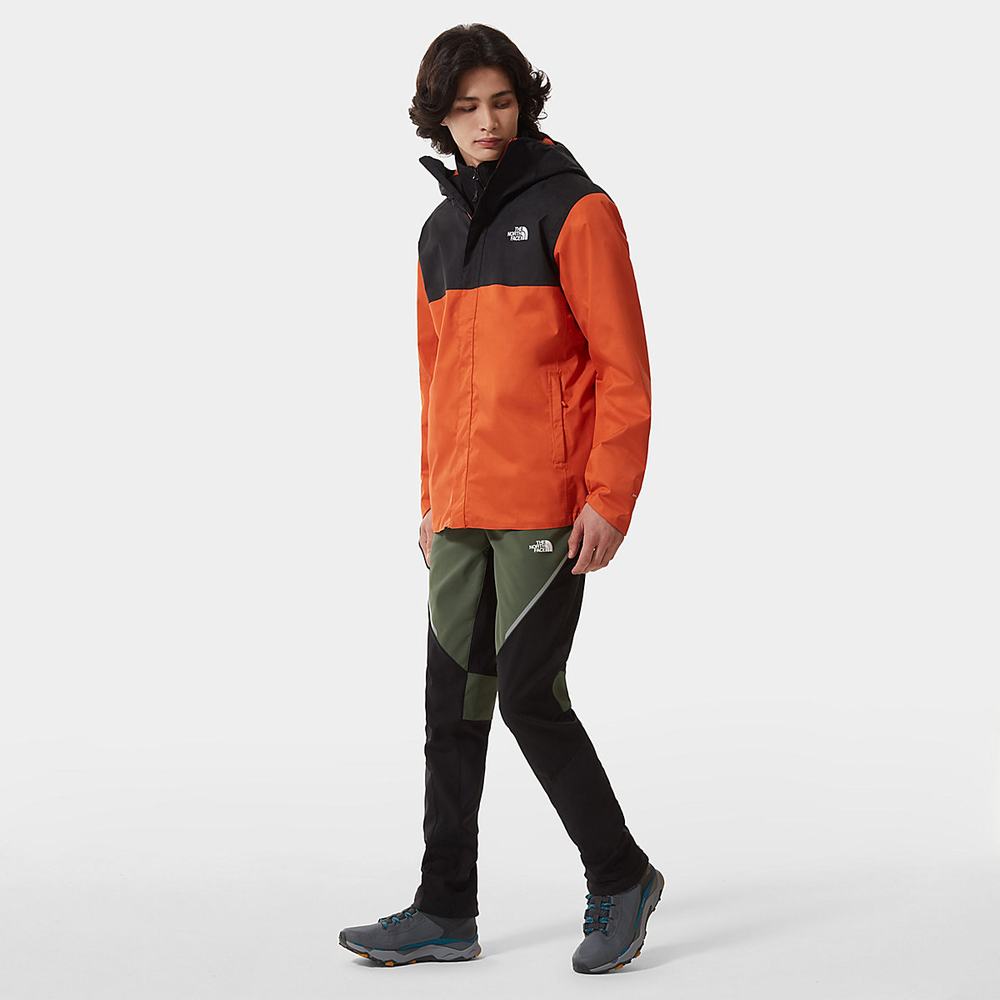 Nepremokavé Bundy The North Face Quest Zip-In Panske Čierne | AUO-829765