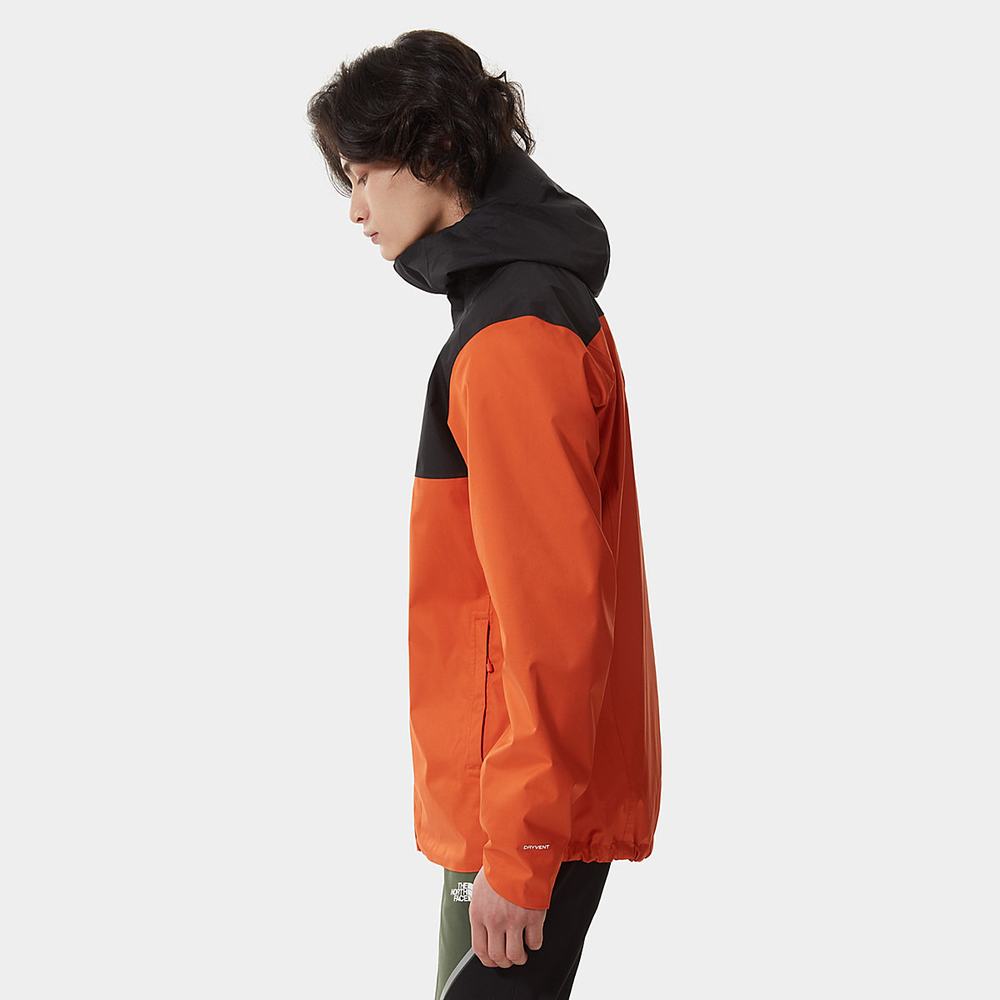 Nepremokavé Bundy The North Face Quest Zip-In Panske Čierne | AUO-829765