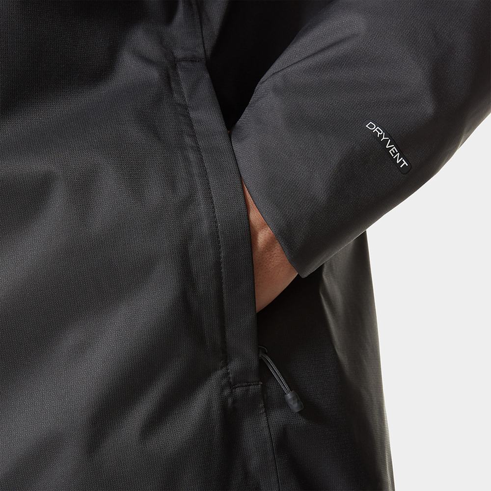 Nepremokavé Bundy The North Face Quest Zip-In Panske Siva Čierne | DHS-068427