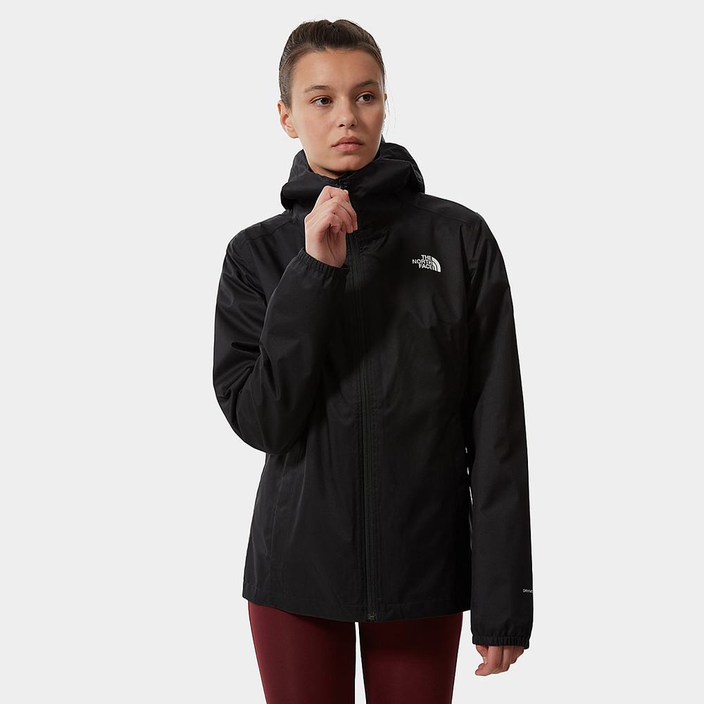 Nepremokavé Bundy The North Face Quest Zip-In Damske Čierne | DUR-941063