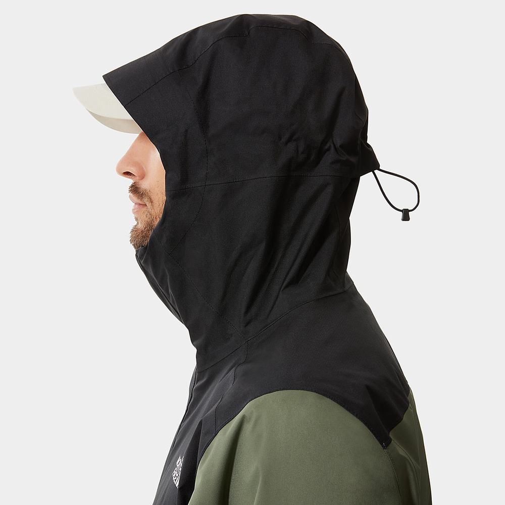 Nepremokavé Bundy The North Face Quest Zip-In Panske Čierne | HQX-376192