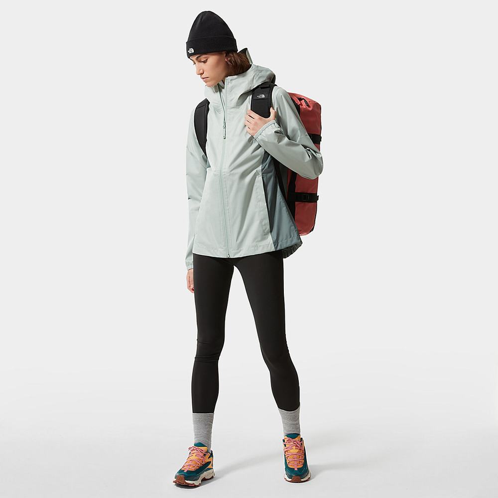 Nepremokavé Bundy The North Face Quest Zip-In Damske Zelene | JKU-073152