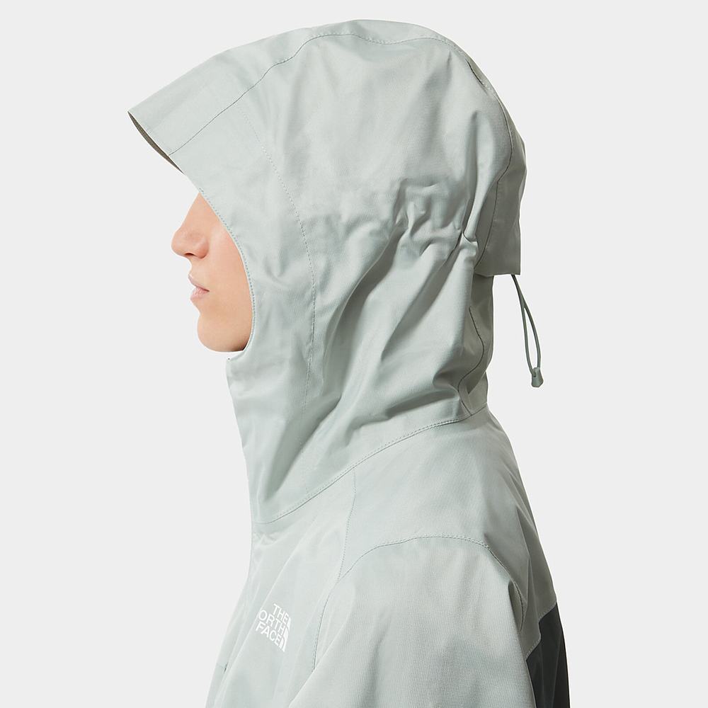 Nepremokavé Bundy The North Face Quest Zip-In Damske Zelene | JKU-073152