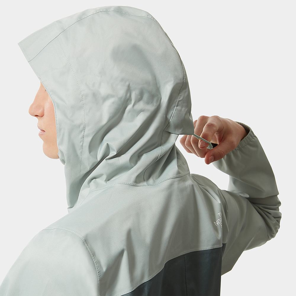Nepremokavé Bundy The North Face Quest Zip-In Damske Zelene | JKU-073152