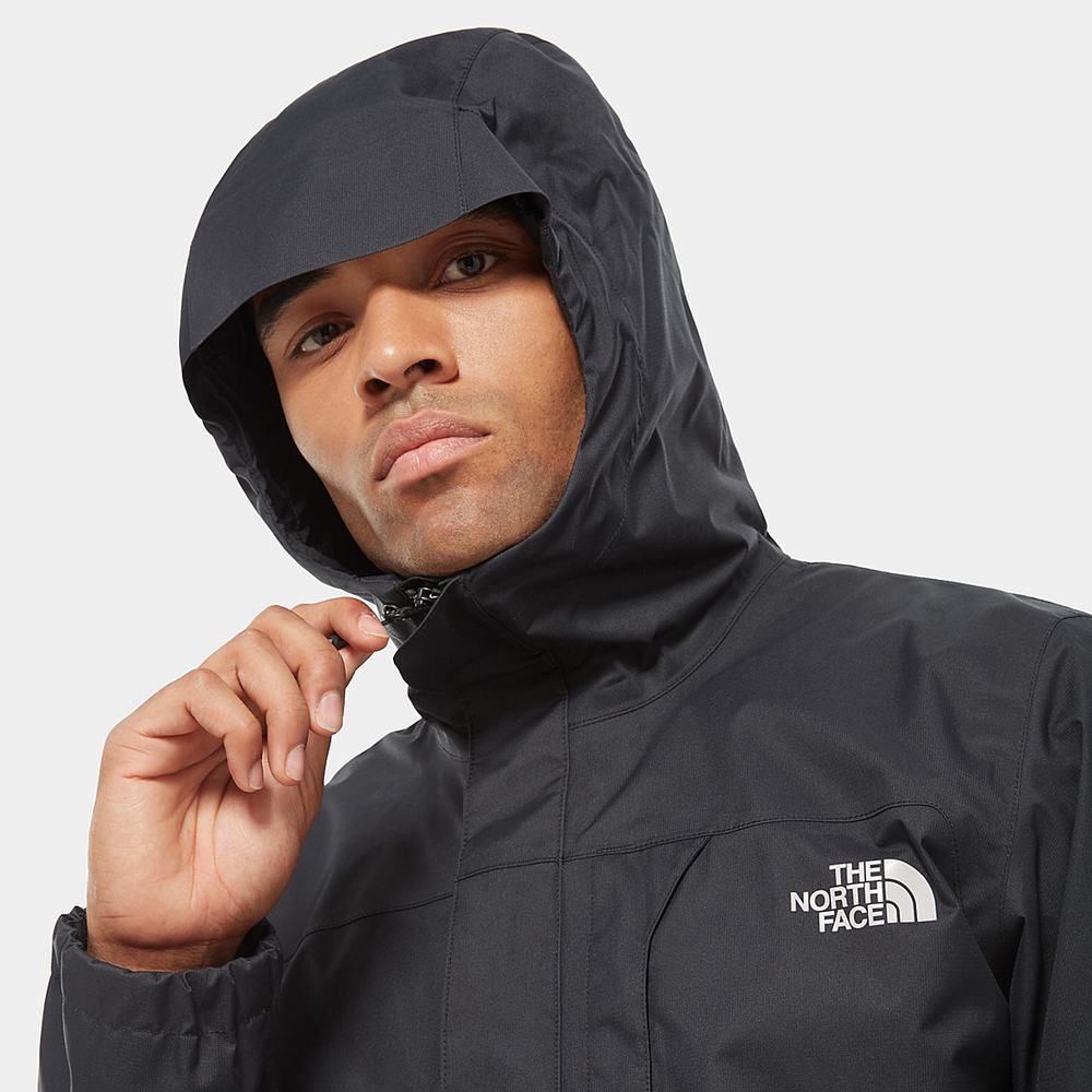 Nepremokavé Bundy The North Face Quest Zip-In Triclimate® Panske Čierne | PJY-823160