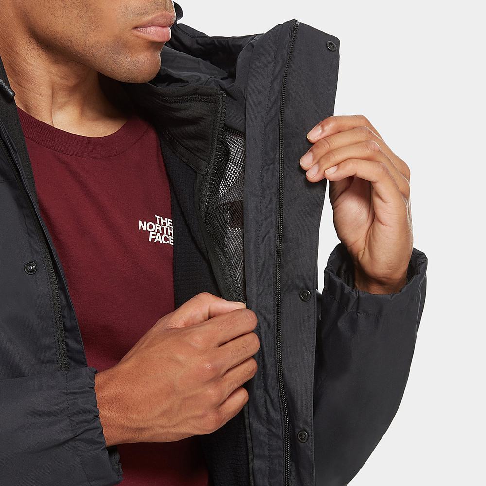 Nepremokavé Bundy The North Face Quest Zip-In Triclimate® Panske Čierne | PJY-823160