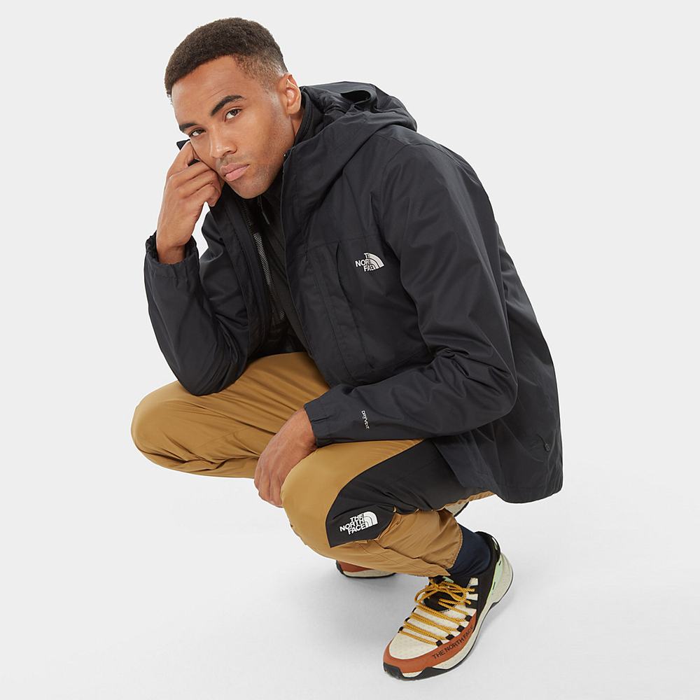 Nepremokavé Bundy The North Face Quest Zip-In Triclimate® Panske Čierne | PJY-823160