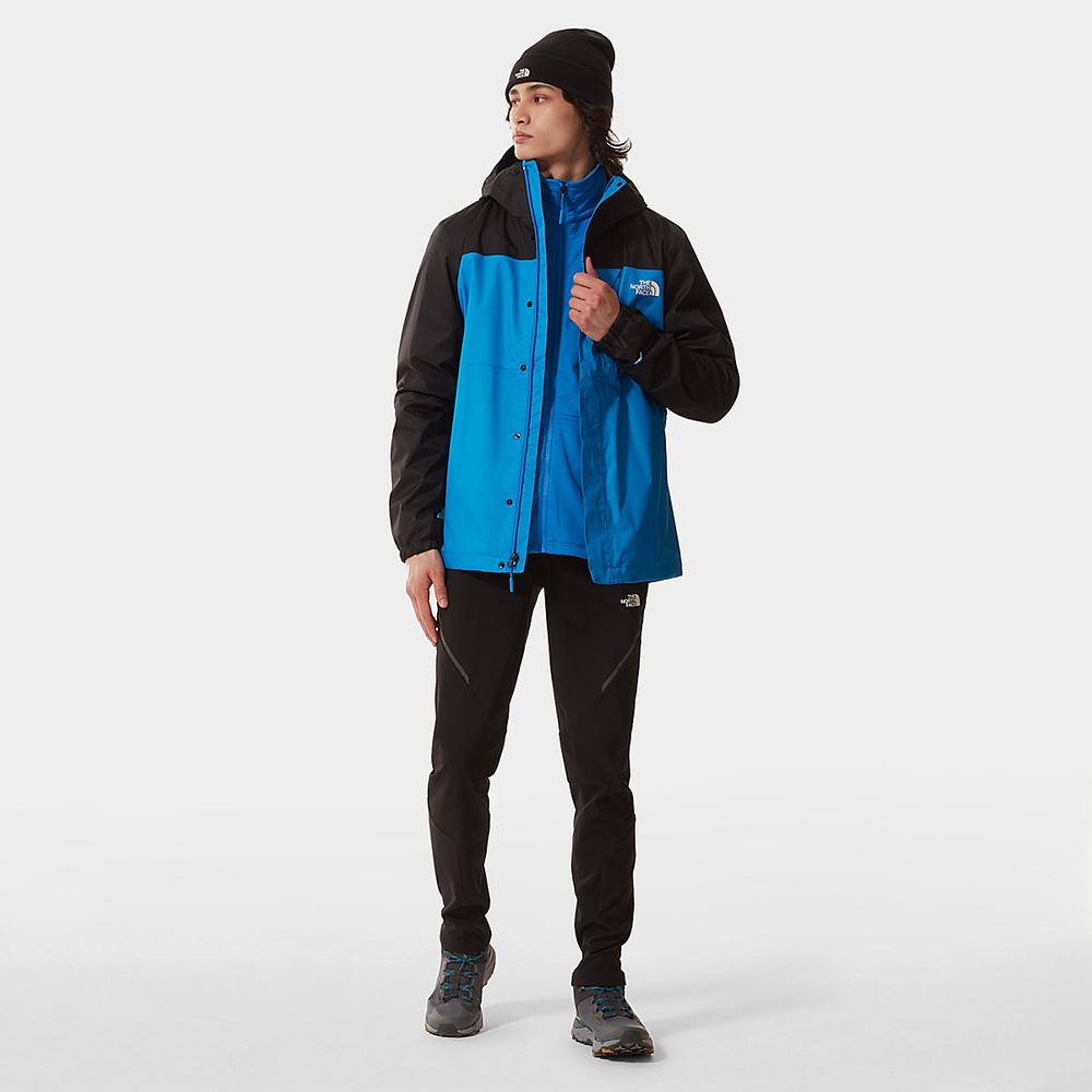Nepremokavé Bundy The North Face Quest Zip-In Triclimate® Panske Modre Čierne | RWI-514963