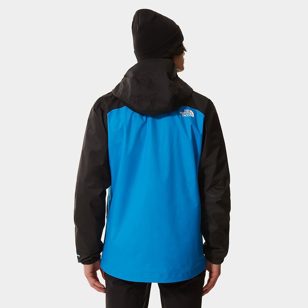 Nepremokavé Bundy The North Face Quest Zip-In Triclimate® Panske Modre Čierne | RWI-514963