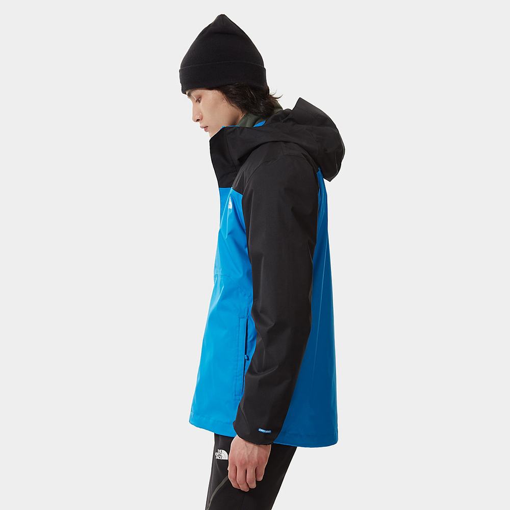 Nepremokavé Bundy The North Face Quest Zip-In Triclimate® Panske Modre Čierne | RWI-514963