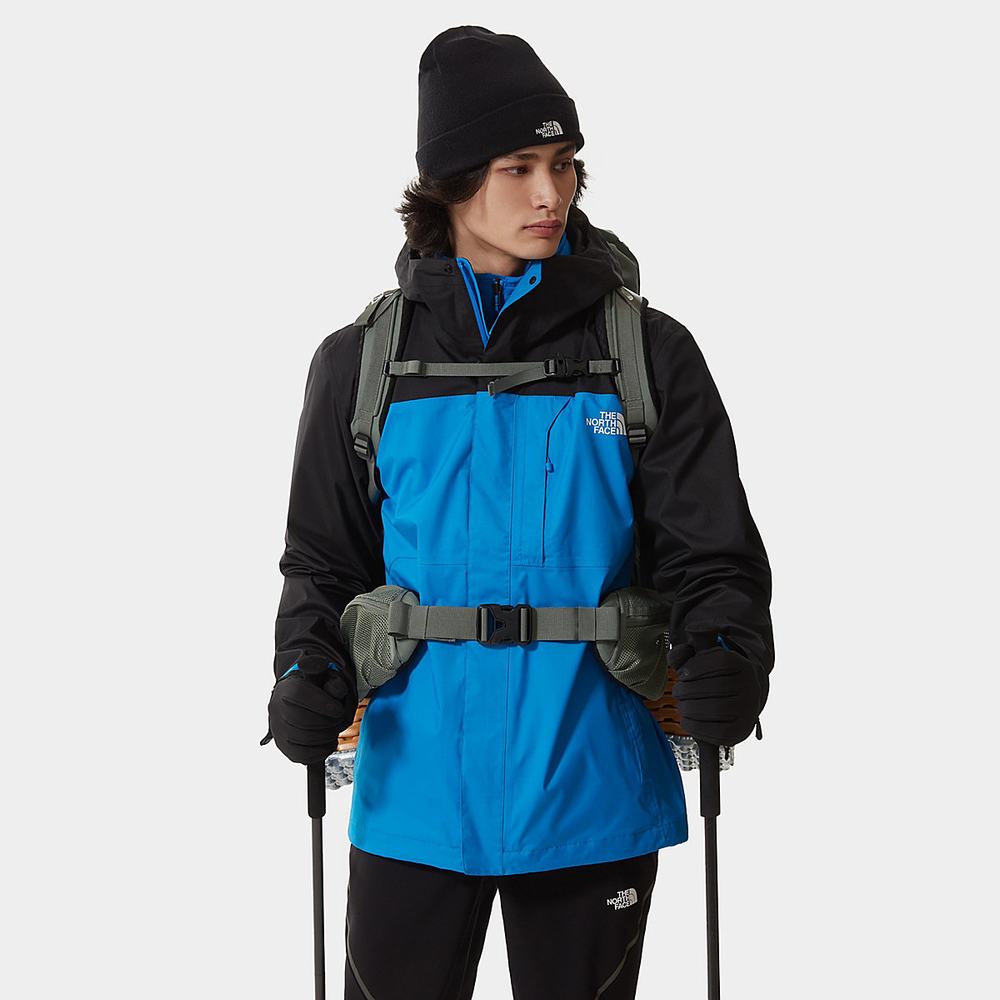 Nepremokavé Bundy The North Face Quest Zip-In Triclimate® Panske Modre Čierne | RWI-514963