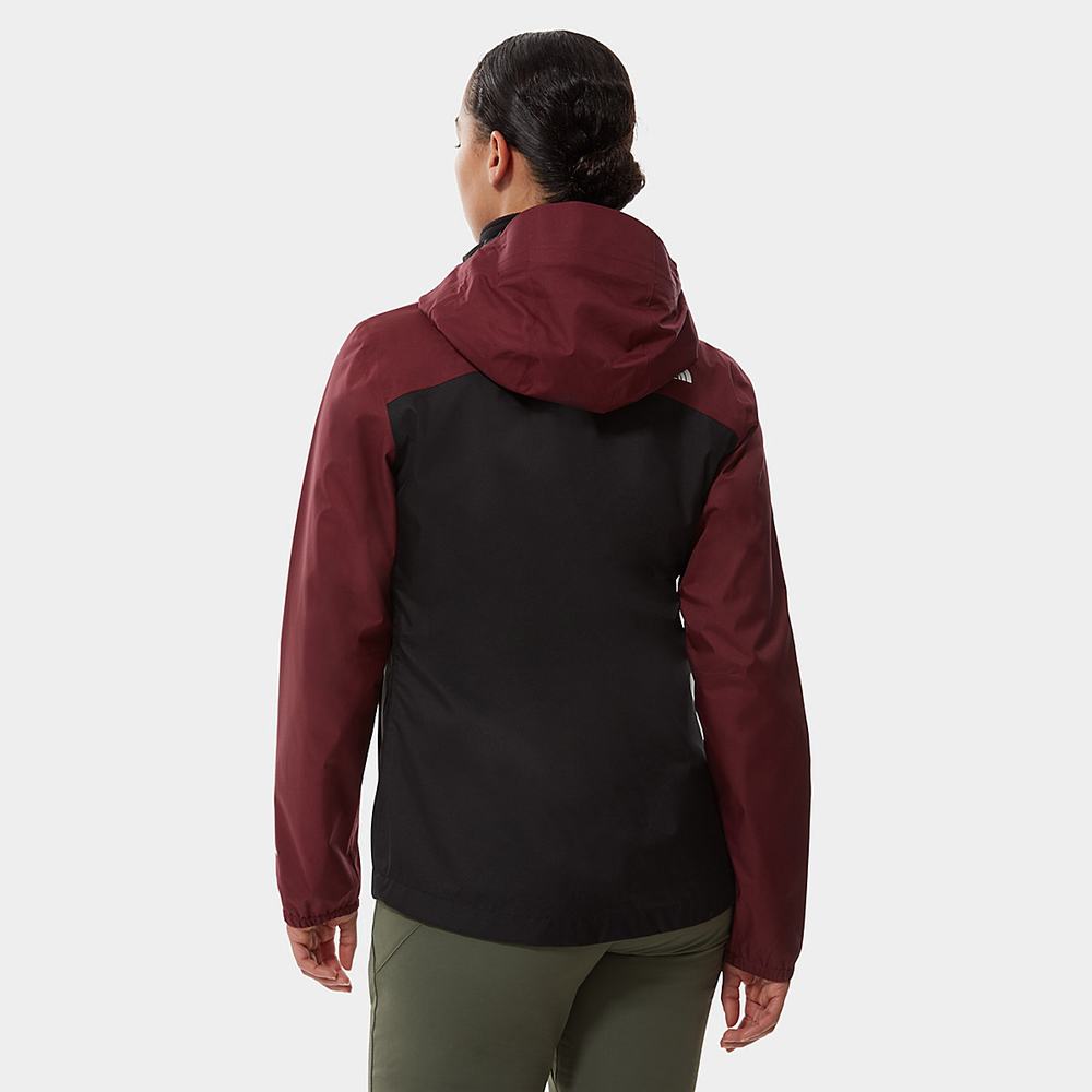 Nepremokavé Bundy The North Face Quest Zip-In Damske Červené Čierne | XNB-932574