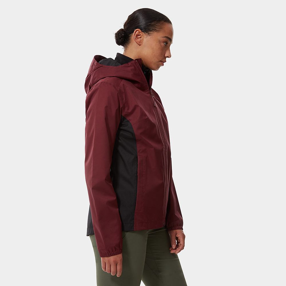 Nepremokavé Bundy The North Face Quest Zip-In Damske Červené Čierne | XNB-932574