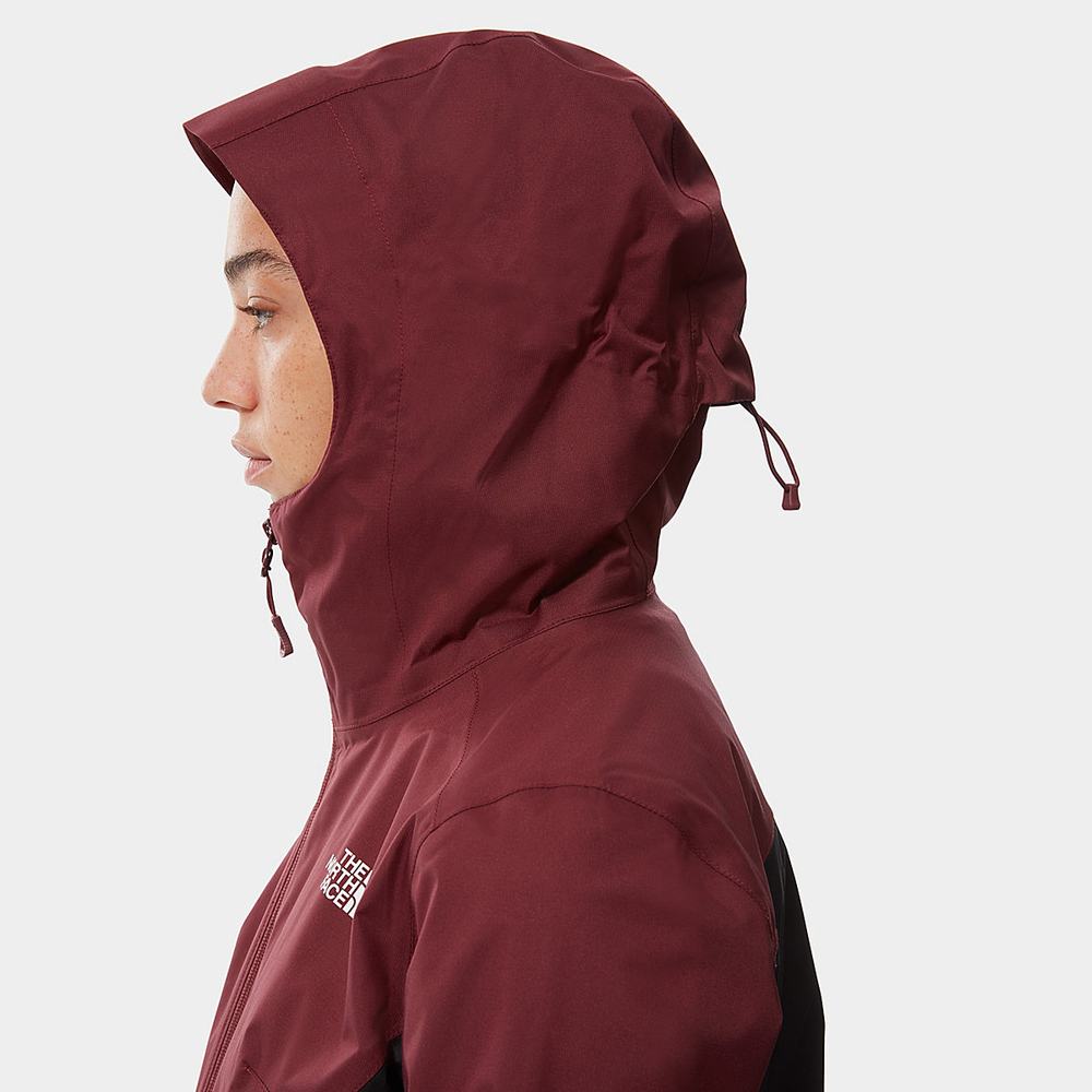 Nepremokavé Bundy The North Face Quest Zip-In Damske Červené Čierne | XNB-932574