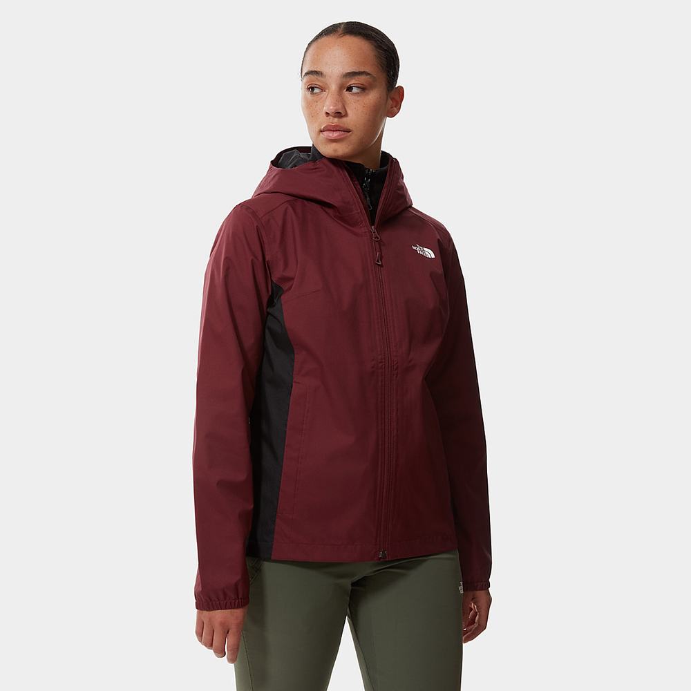 Nepremokavé Bundy The North Face Quest Zip-In Damske Červené Čierne | XNB-932574